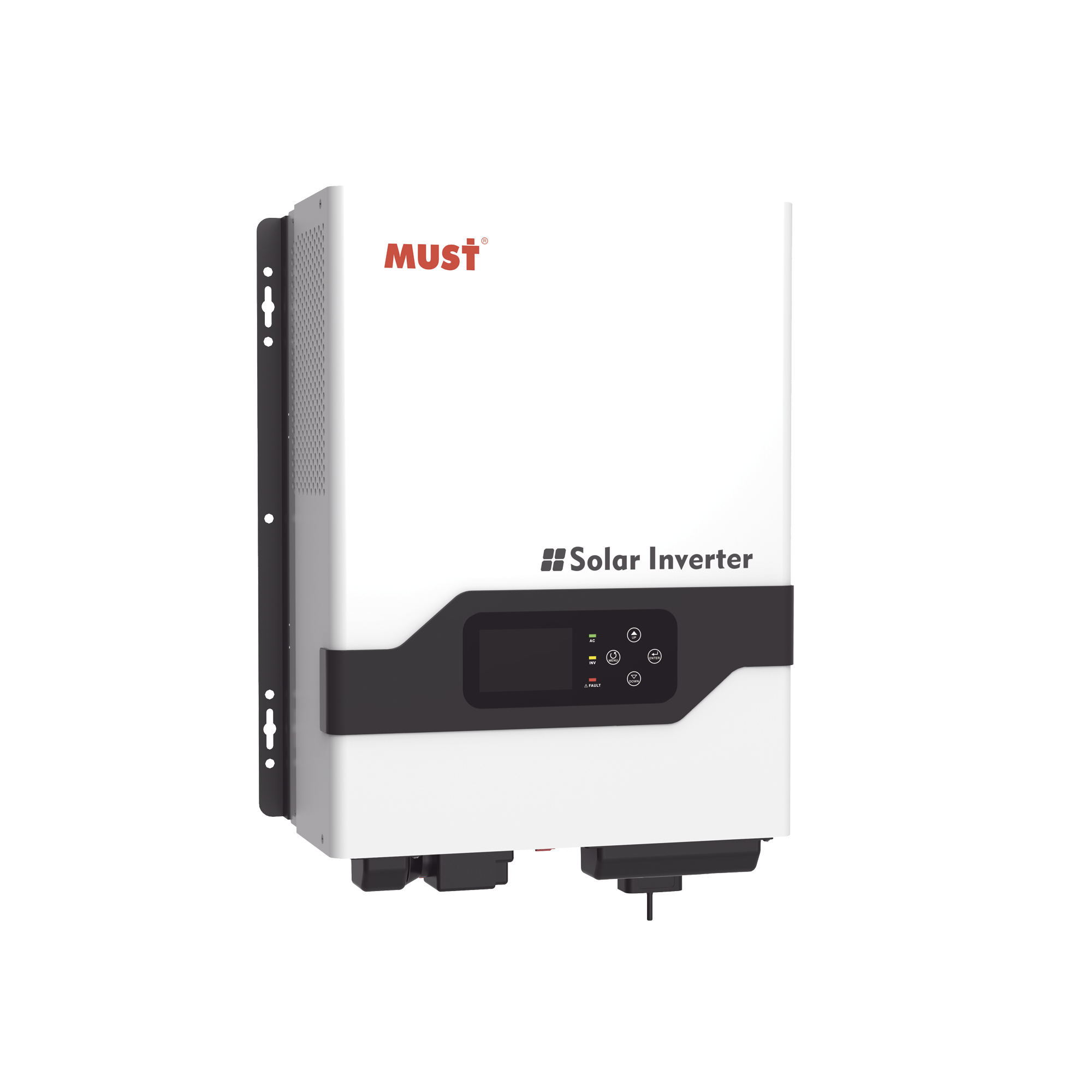 Inversor / Cargador de 3 KW para Sistemas Tipo Isla a 48Vcd, 220Vca de Entrada, 220/120Vca de Salida, Onda Sinusoidal Pura con Controlador MPPT