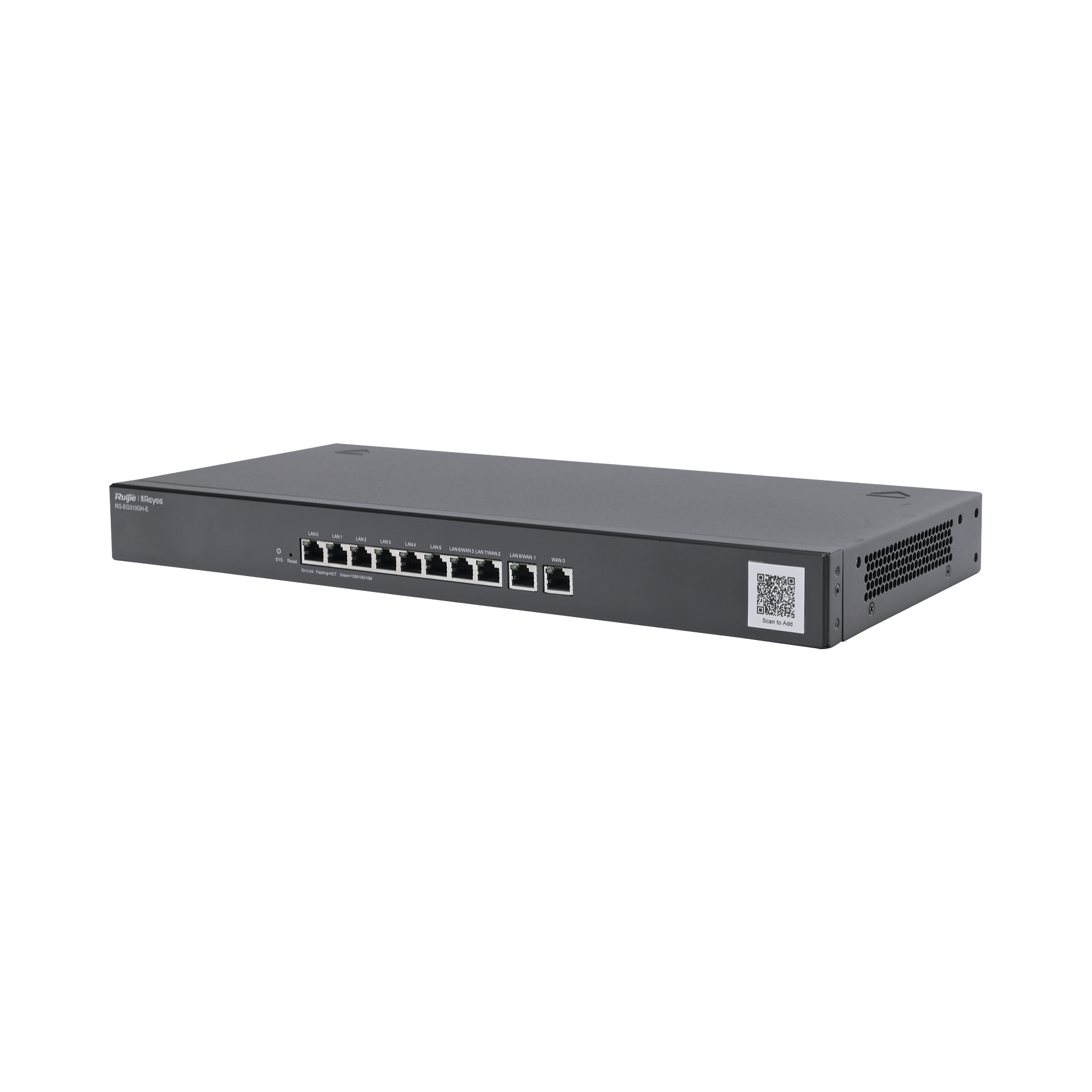 Router Balanceador con Función SD-WAN, 6 puertos LAN  y 3 puertos LAN/WAN gigabit y 1 Puerto WAN gigabit, hasta 350 clientes con desempeño de hasta 1.5 Gbps