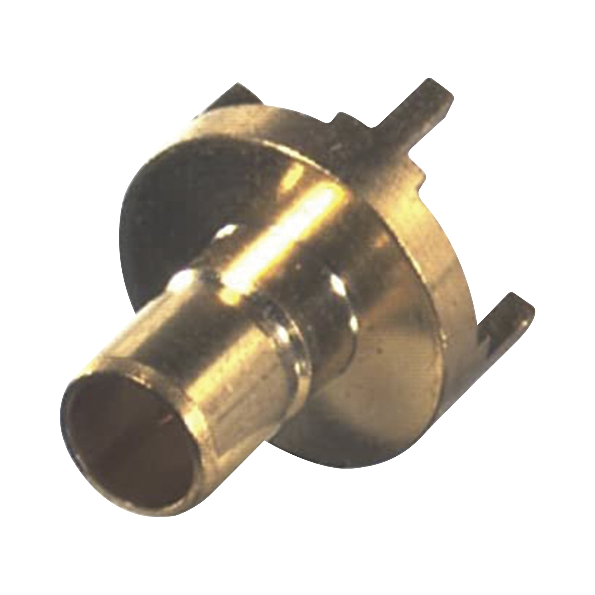 Conector SMB Jack (PIN Macho) Montaje Vertical para PCB, Níquel/ Oro/ Teflón.