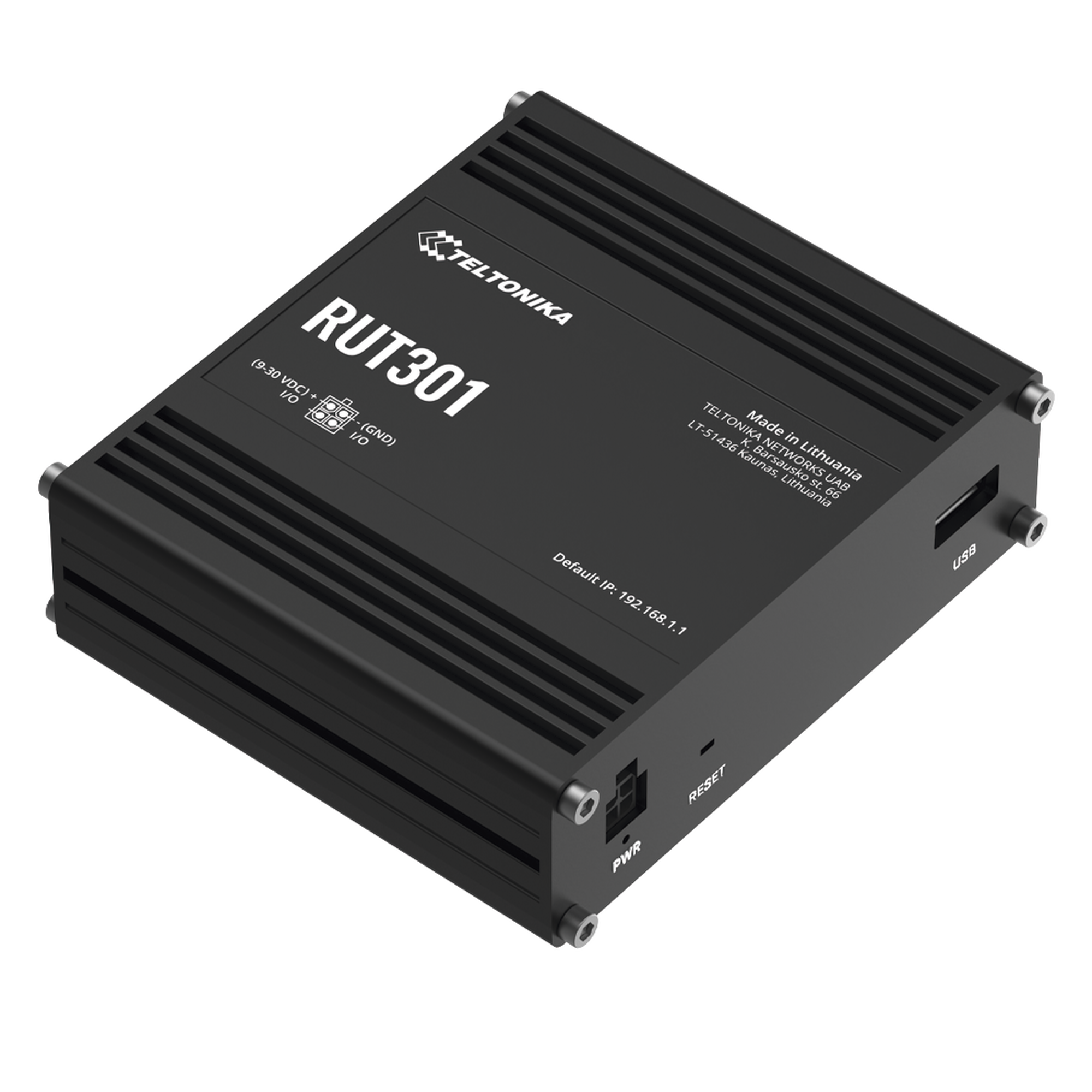 Router Industrial con 5 Puertos Ethernet / RutOS Seguro y Avanzado / Firewall y VPN Integrados / I/O Digital / Administración Remota RMS