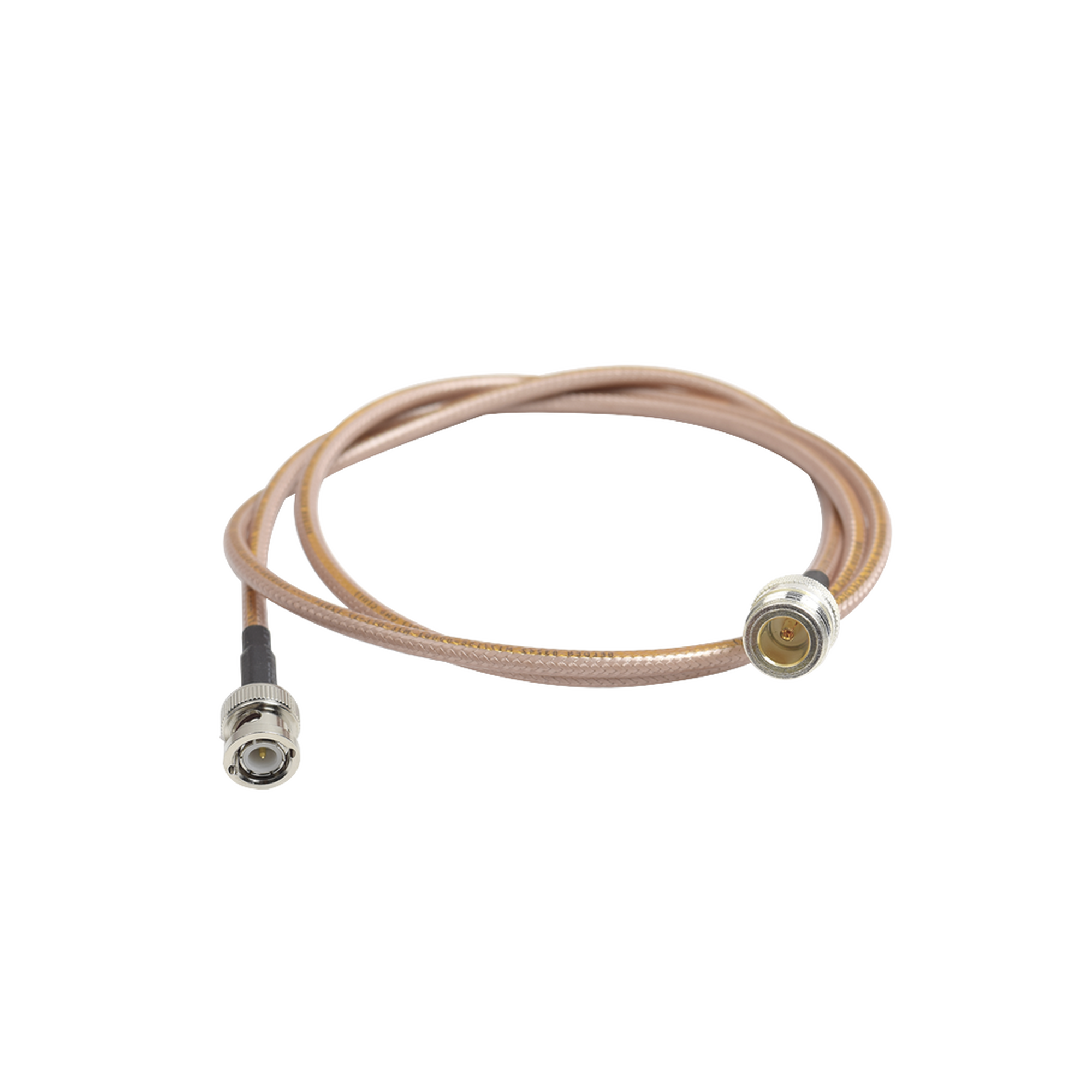 Jumper Fabricado con Cable LP-142 conectores BNC/N Hembra de 110 cm.