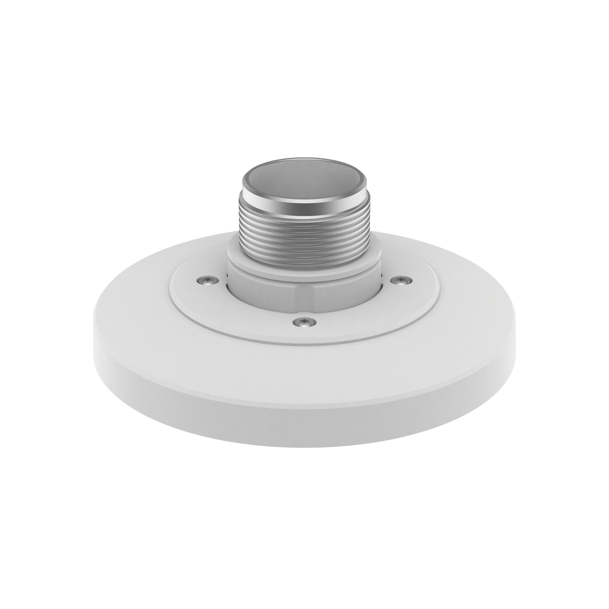 Adaptador tipo Plato necesario para montar en Pared o Techo Cámaras Hanwha serie QNV-C