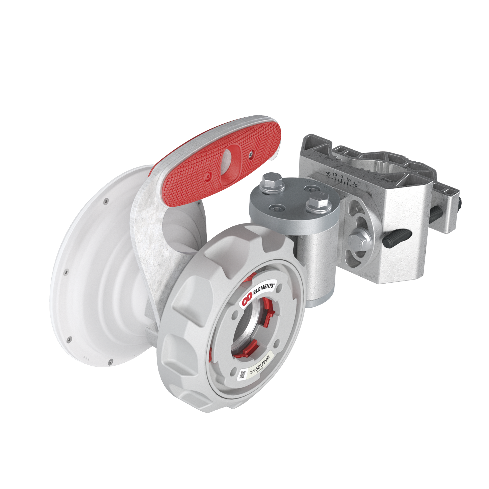 Antena Sectorial Simétrica de 60° / 2x2 / Rango de Frecuencia Extendido: 4900 - 7125 MHz / Ganancia de 13 dBi / Lista para Adaptadores Twistport / Protección IP65