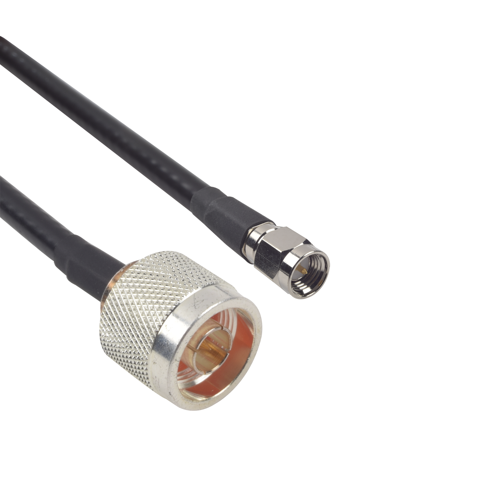 Cable LMR-240UF (Ultra Flex) de 60 cm con conectores N Macho y SMA Macho.