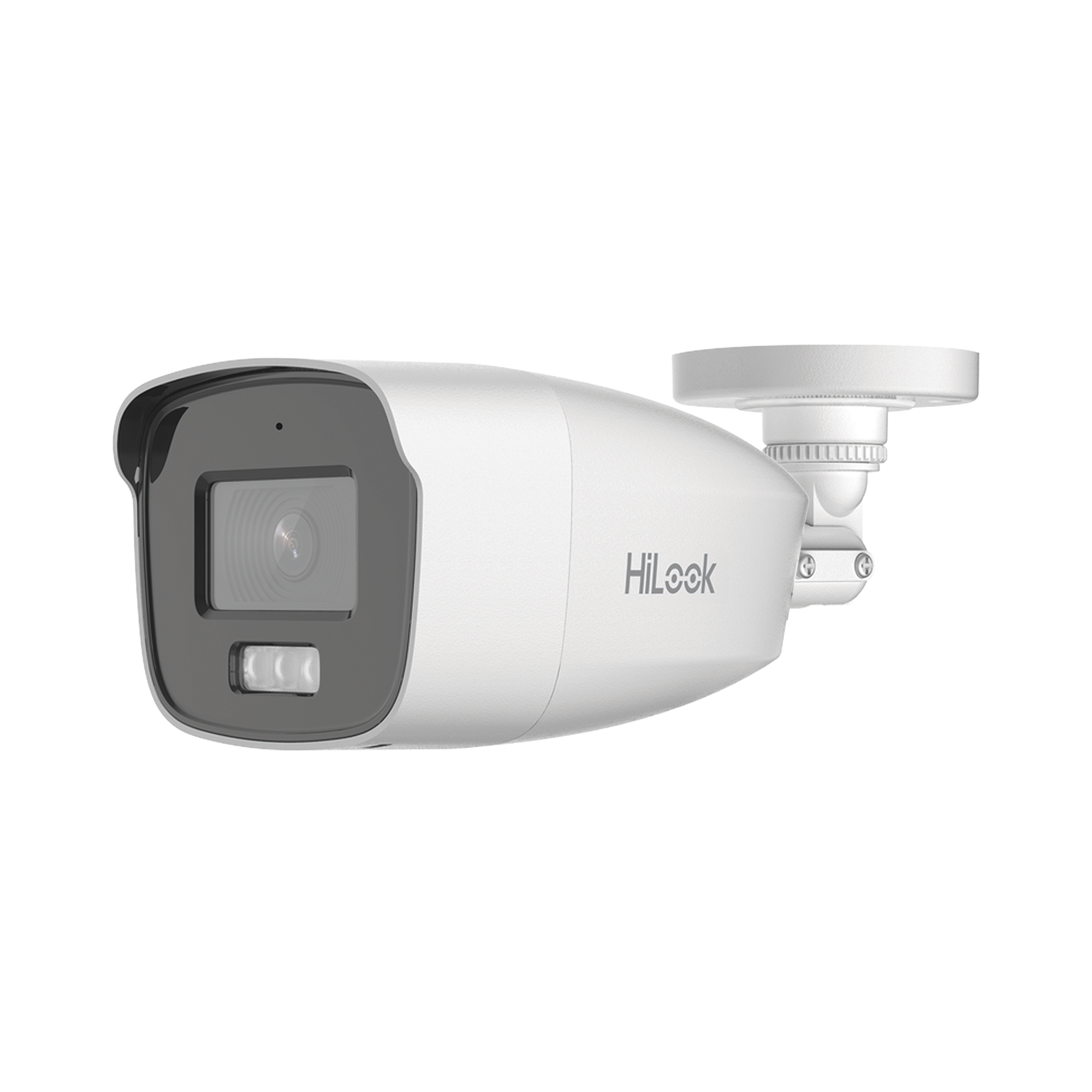 [Dual Light + ColorVu] Bala TURBOHD 2 megapixel / 40 mts IR + 40 mts luz blanca / Lente 2.8 (101° de Visión) / Exterior IP66 / Audio por Coaxitron / TVI-AHD-CVI-CVBS / Metal / Smart-Hybrid light