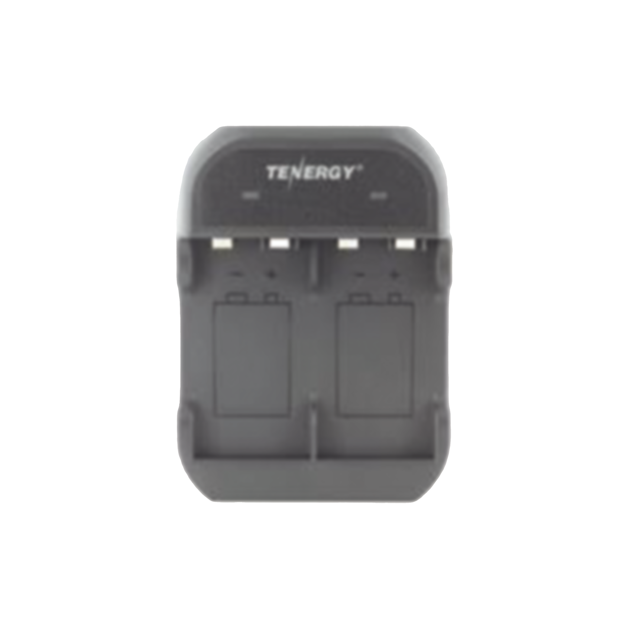 Cargador rápido de 2 compartimientos para baterías Ni-MH; Aplicable en baterías de 9 V /color negro