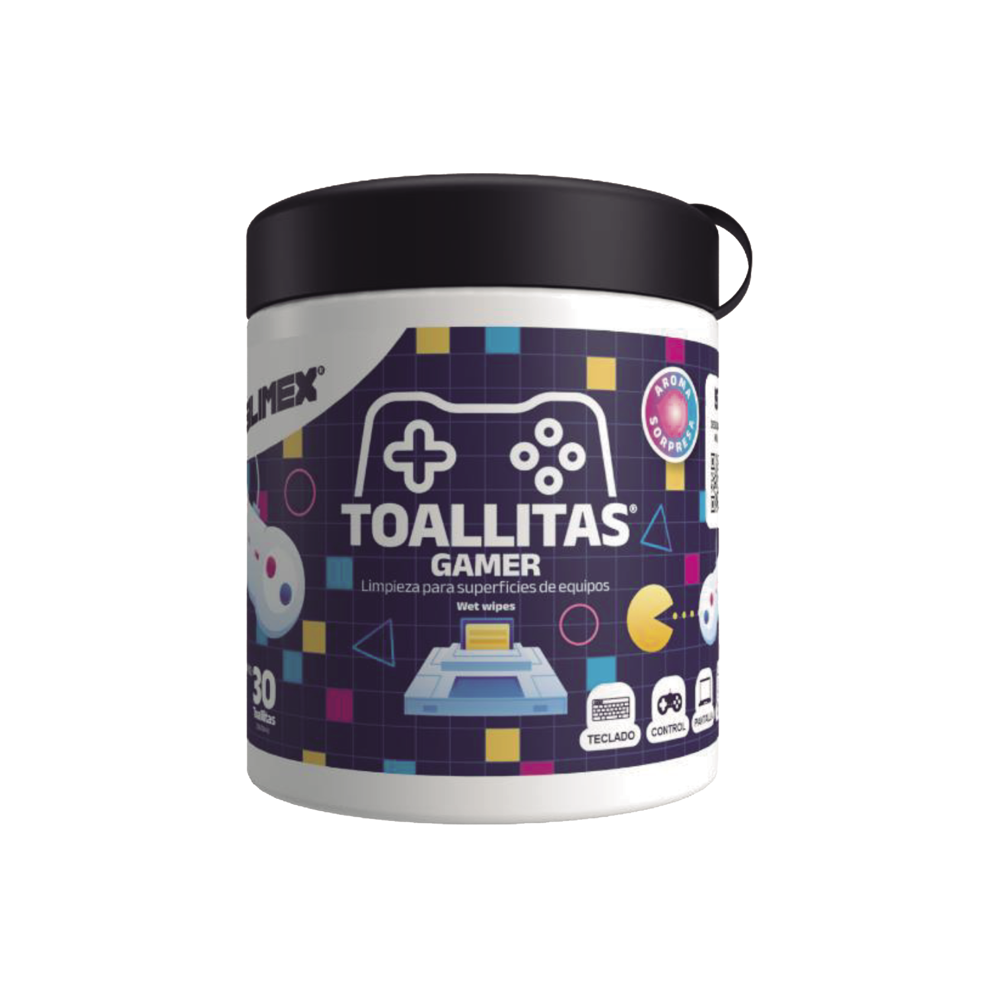 Toallitas Gamers, Excelente Opción Para Gamers que buscan Mantener sus Consolas y Accesorios en Perfecto Estado, Libres de Suciedad y Protegidos Contra Bacterias.
