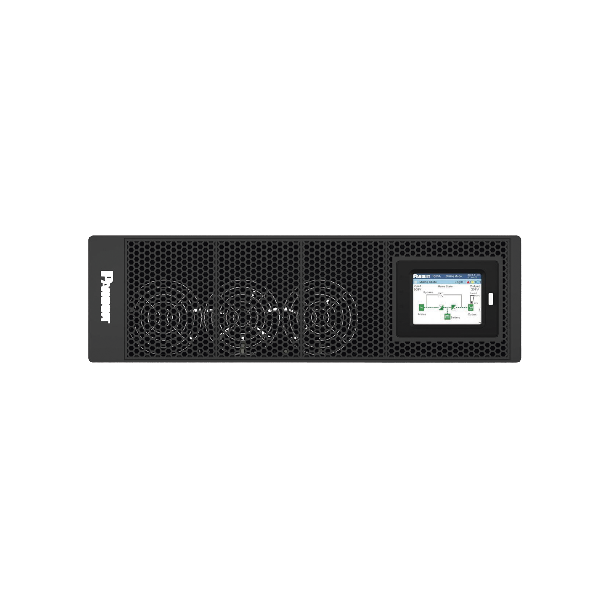 UPS SmartZone de 10000 VA/10000 W, Online Doble Conversión, Entrada 208/240 Vca Con Terminal L1+L2+G, Onda Senoidal Pura, 6 UR, Con 2 Tomas NEMA L6-30R y Terminal L1+L2+G, Incluye Tarjeta de Red y Kit de Rieles