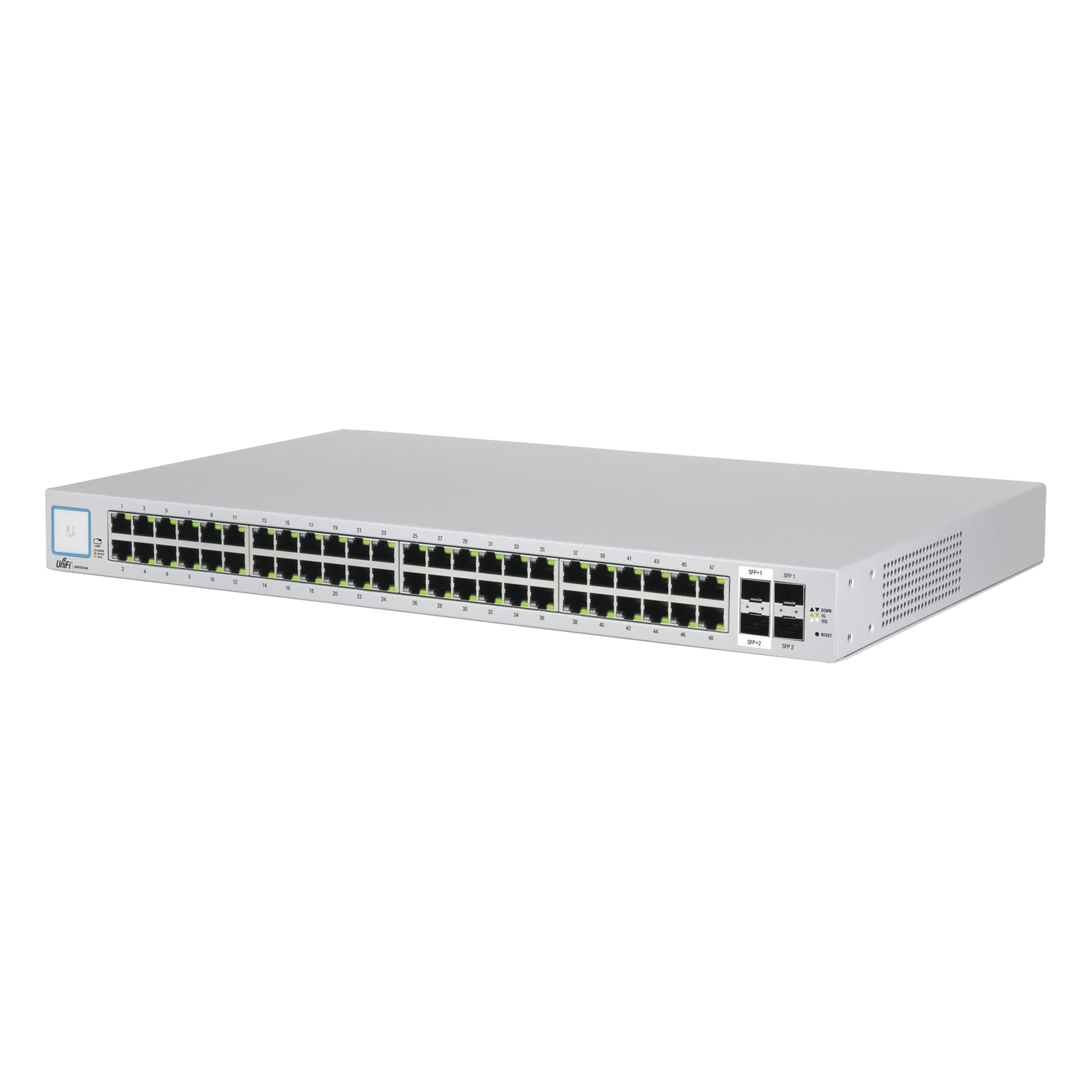 Switch UniFi administrable de 48 puertos 10/100/1000, 2 SFP y 2 SFP+, Sin PoE