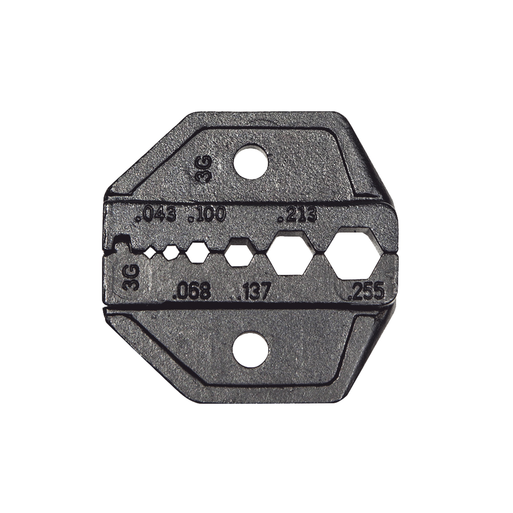 Matriz Ponchadora para RG58, RG59, RG62 y  RG174. Compatible con Pinza Ponchadora VDV200-010