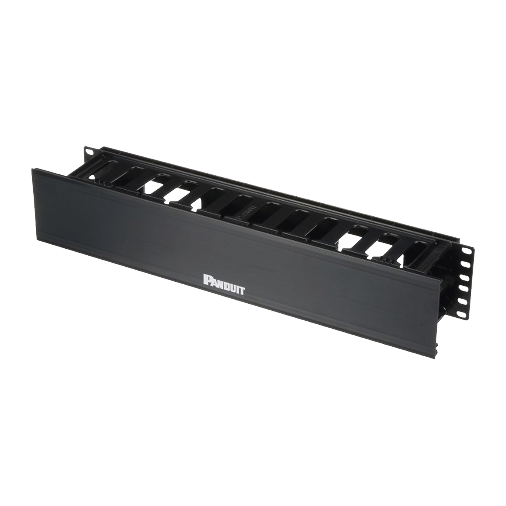 Organizador de Cables Horizontal PatchLink, Sencillo (Solo Frontal), Con Tapa Extendida, Para Rack de 19in, 2UR