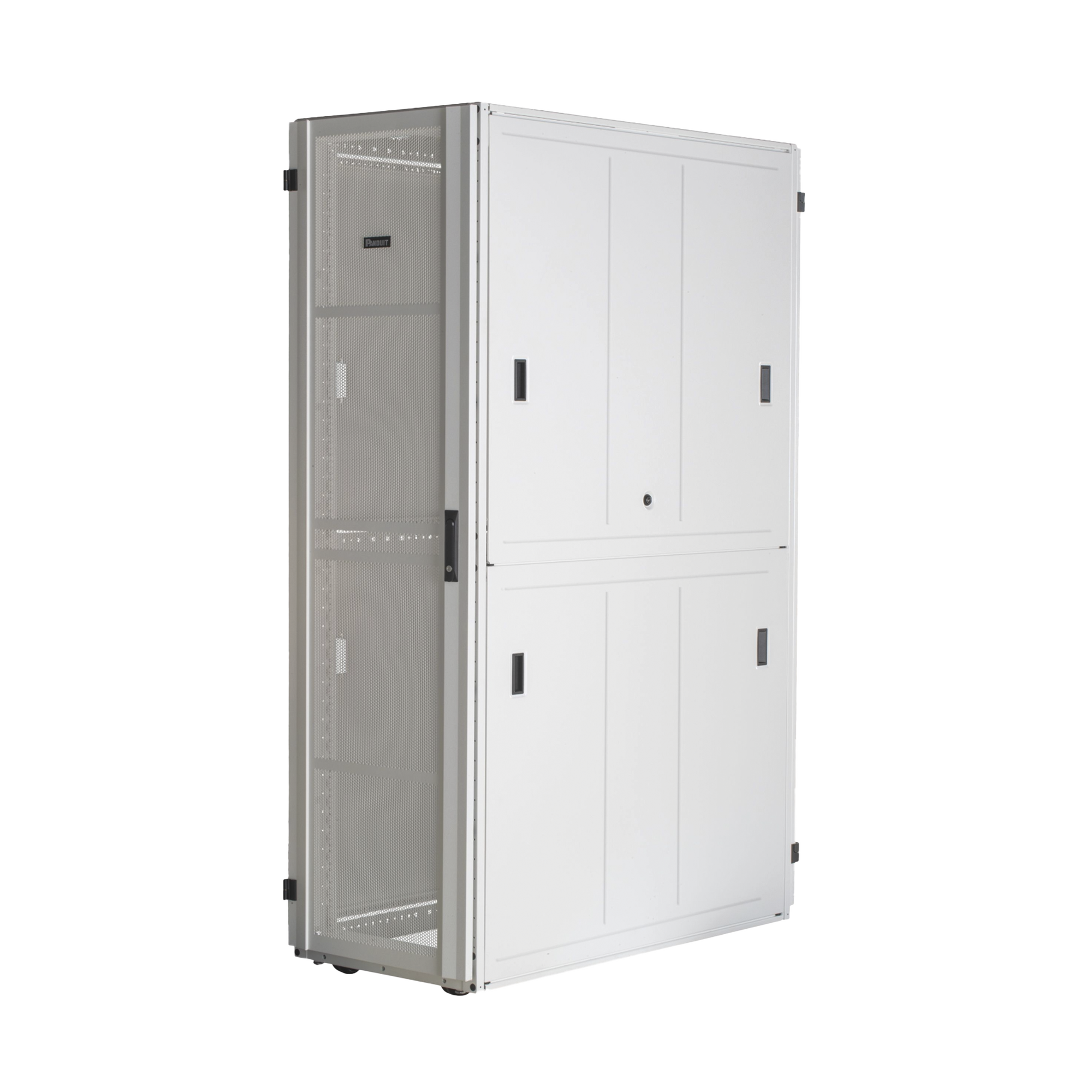 Gabinete FlexFusion™ XGL (Light) para Centros de Datos, 42 UR, 600 mm de Ancho, 1200 mm de Profundidad, Fabricado en Acero, Color Blanco