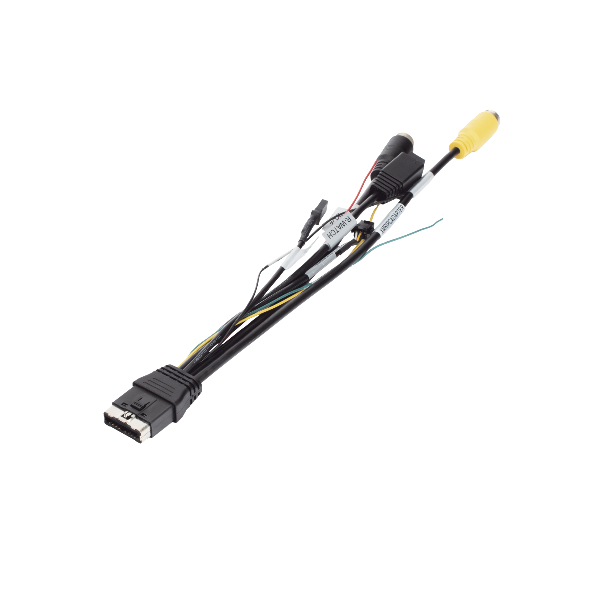 Cable adaptador / posibilita la inclusión de un canal IP, incorpora salida de video conector tipo aviación 4 pines y datos RS485 / compatible con modelo XMR406NAHD