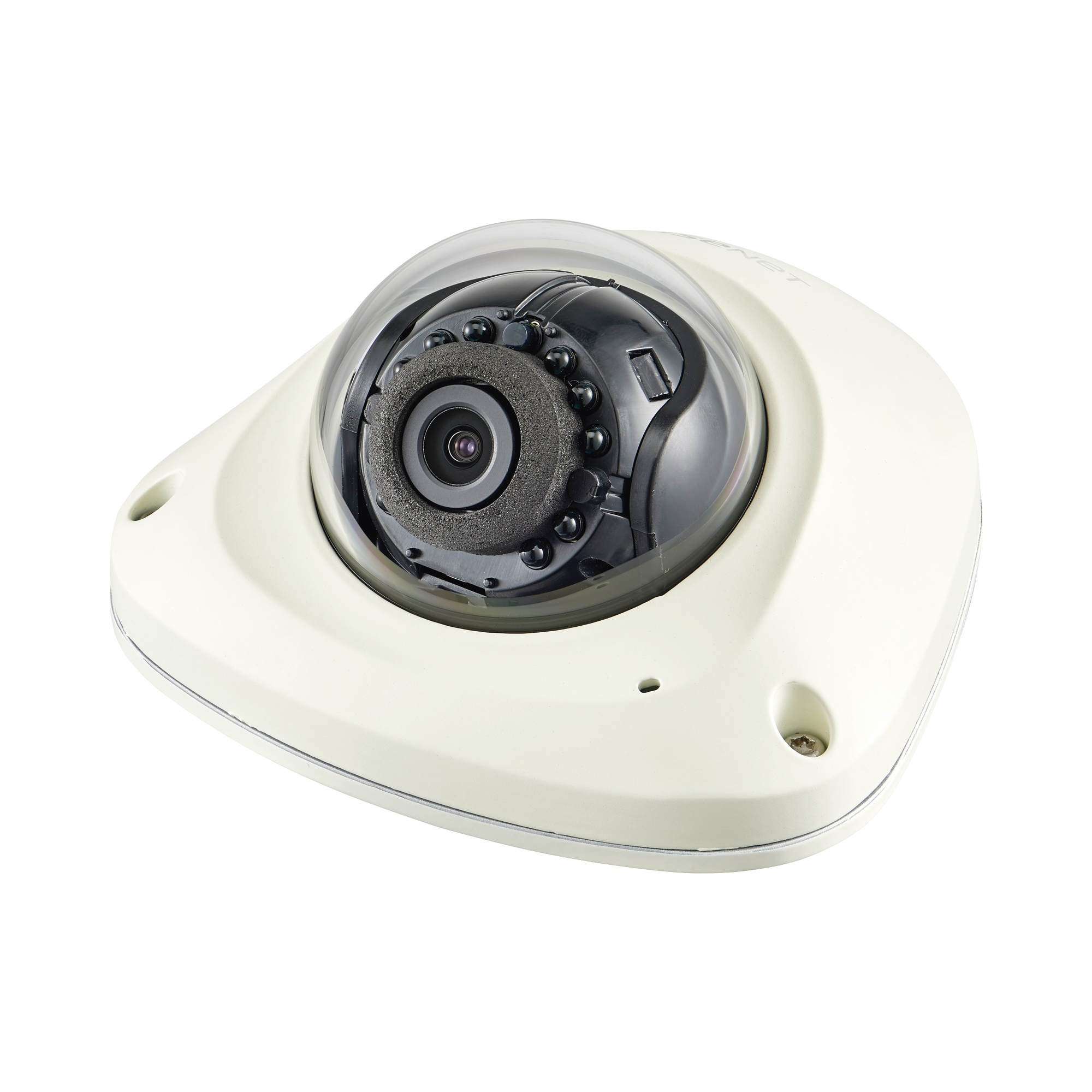 Cámara Tipo Domo Antivandálico 2MP para Vehículo Conector M12/ Lente 3.6mm / WDR 150db / IP66 / IK10 / H.265 & WiseStream