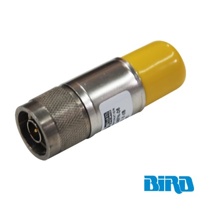 Atenuador en Línea de 6 dB, 2 Watt Máximo, CD-4 GHz, Conectores N Macho-Hembra.