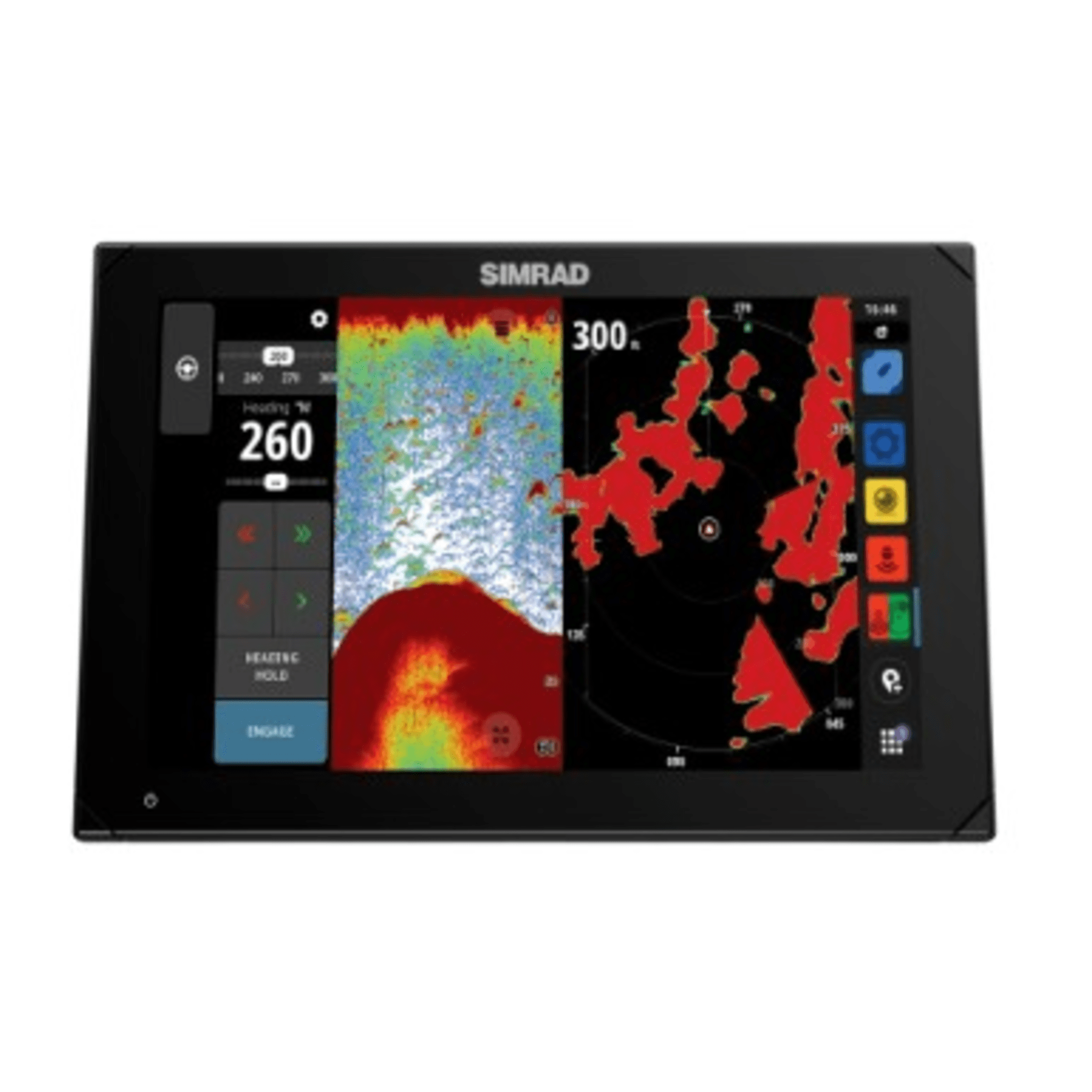 Sistema de Navegación NSX / Pantalla Táctil SolarMAX IPS HD / Integración Total con Mercury SmartCraft y VesselView / Compatibilidad con Radar HALO / Conectividad Ethernet y USB / Redes NMEA 2000 / Compatibilidad con Cámaras IP
