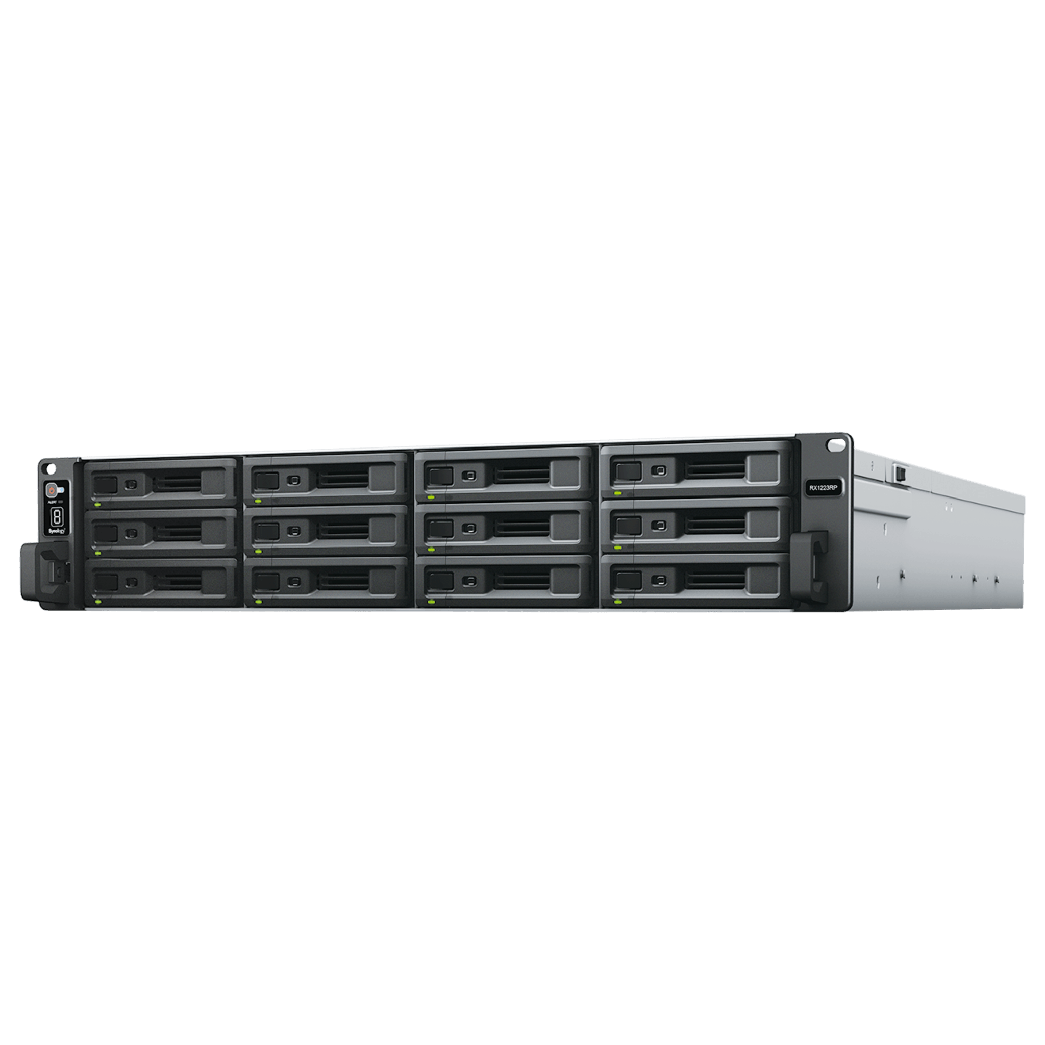 Unidad de Expansión RX1223RP | 12 Bahías HDD/SSD SATA 3.5" o 2.5" | Fuente de Alimentación Redundante | Compatible con Synology DSM | Plug-and-Play | Garantía de 5 Años.